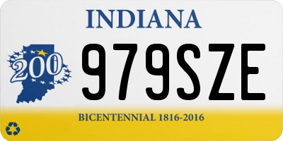 IN license plate 979SZE