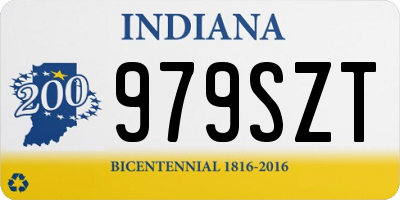 IN license plate 979SZT