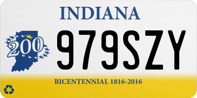 IN license plate 979SZY