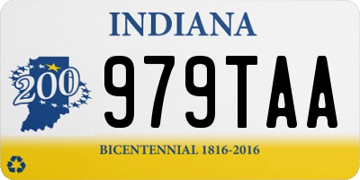 IN license plate 979TAA