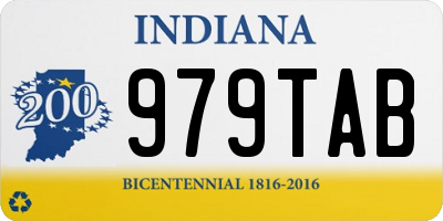 IN license plate 979TAB