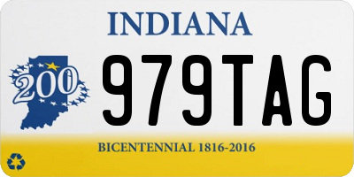 IN license plate 979TAG