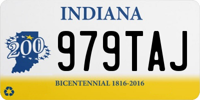 IN license plate 979TAJ