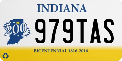 IN license plate 979TAS
