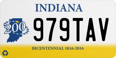 IN license plate 979TAV