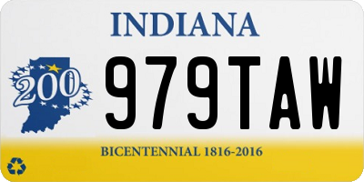 IN license plate 979TAW