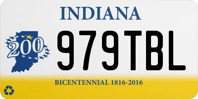 IN license plate 979TBL