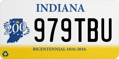 IN license plate 979TBU