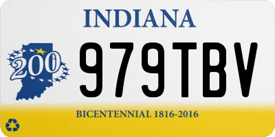 IN license plate 979TBV