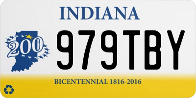 IN license plate 979TBY