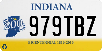 IN license plate 979TBZ