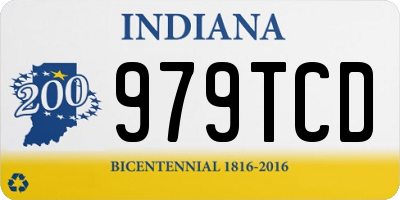 IN license plate 979TCD