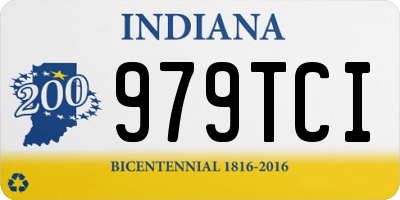 IN license plate 979TCI