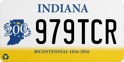 IN license plate 979TCR