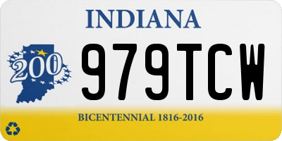 IN license plate 979TCW