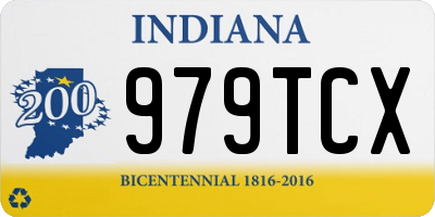 IN license plate 979TCX