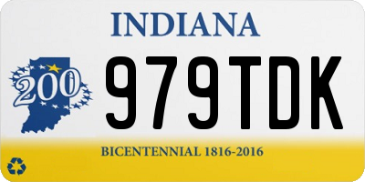 IN license plate 979TDK