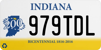 IN license plate 979TDL