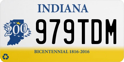 IN license plate 979TDM