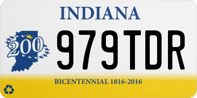 IN license plate 979TDR