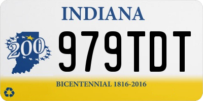 IN license plate 979TDT