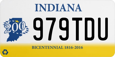 IN license plate 979TDU