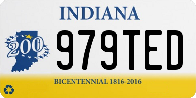 IN license plate 979TED