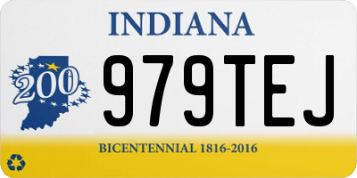 IN license plate 979TEJ