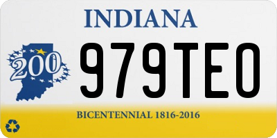IN license plate 979TEO