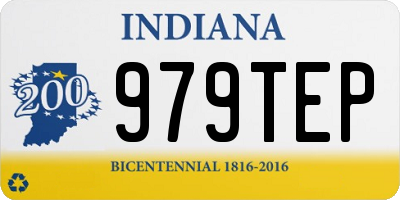 IN license plate 979TEP