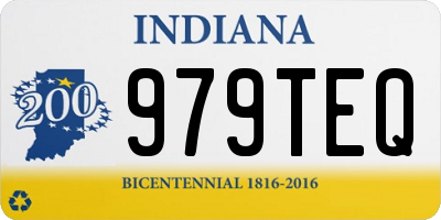 IN license plate 979TEQ