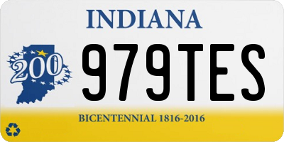 IN license plate 979TES