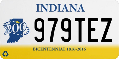 IN license plate 979TEZ