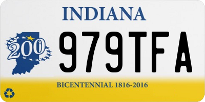 IN license plate 979TFA