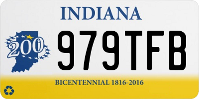 IN license plate 979TFB