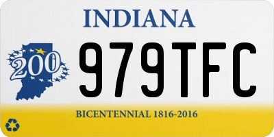 IN license plate 979TFC