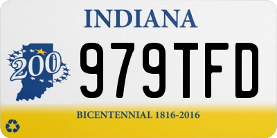 IN license plate 979TFD