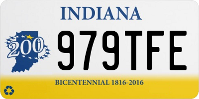 IN license plate 979TFE
