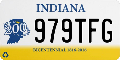 IN license plate 979TFG