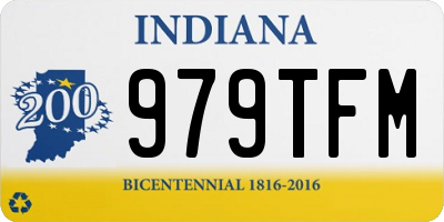 IN license plate 979TFM