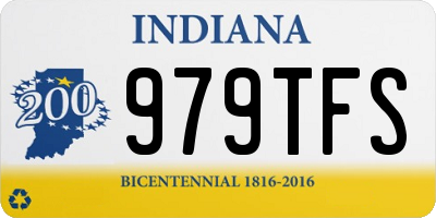 IN license plate 979TFS