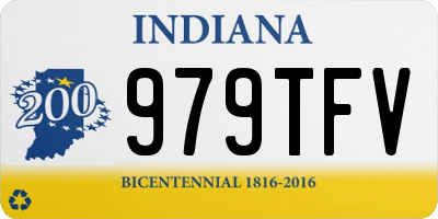 IN license plate 979TFV