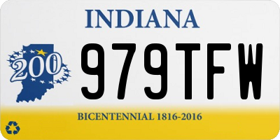 IN license plate 979TFW