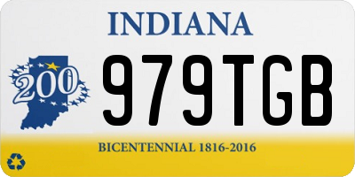 IN license plate 979TGB