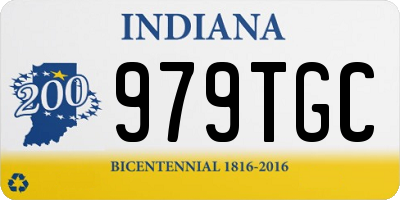 IN license plate 979TGC