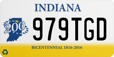 IN license plate 979TGD