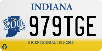 IN license plate 979TGE