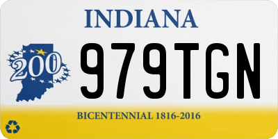 IN license plate 979TGN