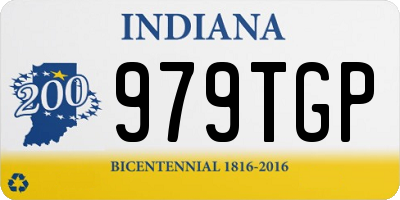 IN license plate 979TGP