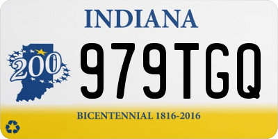 IN license plate 979TGQ